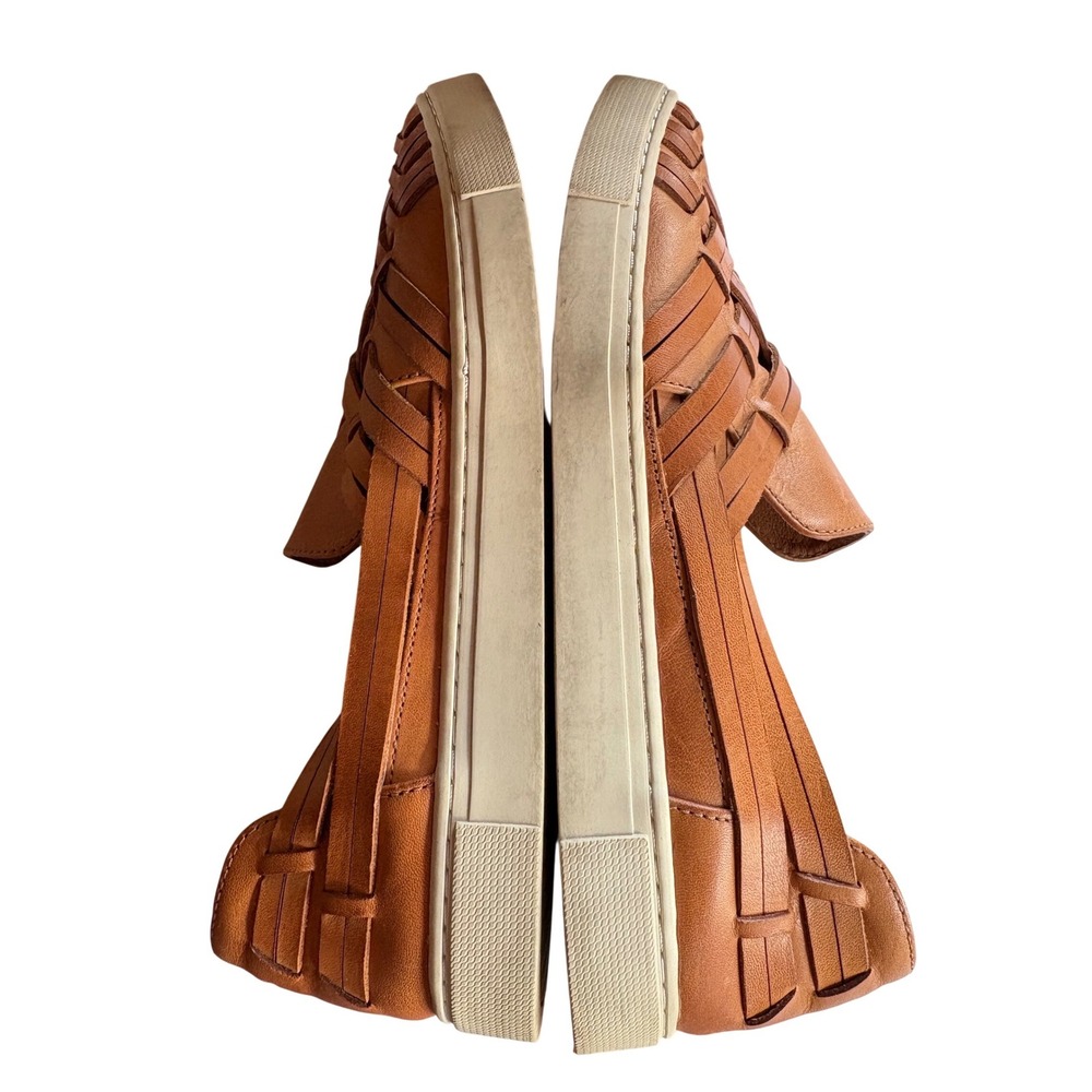 Frye Ivy Huarache Leather Slip On Sneakers Camel Tan 9.5M 3470090-CAM - Picture 5 of 8